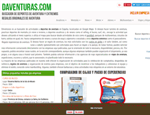 Tablet Screenshot of daventuras.com
